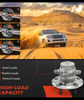 Rear Wheel Bearing And Hub Assembly With ABS Ring For Hyundai Sonata 2006 To 2009 And Kia Optima 2006 To 2010 5 Lug Compatible High Load Ball Bearing Replacement For Your Ride showing high-load capacity in desert terrain