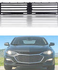 Lower Active Radiator Shutter Assembly With Actuator Fits Chevy Malibu, black grille shutter with actuator detail.