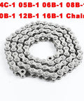 Top Tier 1.5Meters 304 Stainless Steel Short Pitch Roller Drive Chain Join Buckle for Industrial Transmission Gear 04C 05B 06B 08B 10B 12B 16B Models