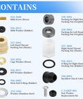 630-7755 Wall Hydrant Repair Kit Compatible With 300 400 500 Series components including screws, washers, and backflow check valve.