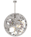 Hollow Mechanical Watch Movement Replacement Part For Precision Timekeeping With Alloy Gear Train, visible front view