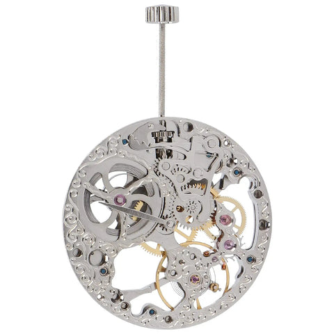Hollow Mechanical Watch Movement Replacement Part For Precision Timekeeping With Alloy Gear Train, visible front view
