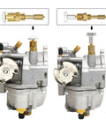 Heavy Duty Motorcycle Carburetor Fast Idle Screw And Manual Choke Plunger, with metal parts for precision throttle control.
