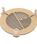 Focusing Mask For Telescopes 60 To 90mm Acrylic Astrophotography Accessory with three metal posts for easy install on refractors.