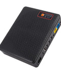 Mini Ups Battery Backup 16000Mah Power Supply For Routers And Modems Us Plug shown from an angled top view with multiple ports.