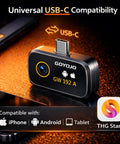 Plug And Play USB C Thermal Imaging Camera For iPhone Android Tablets And iPads With 192 By 192 Resolution visible on table