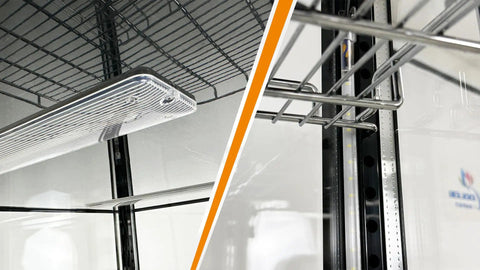 Top Shelf Commercial Four Door Glass Display Cooler Packing Hella Storage With Six Hundred Liters Smart Digital Temp Tracker Two Hinged Doors Bright Led Lighting And Dead Solid Chrome Shelves Ready To Stock Your Store Quick