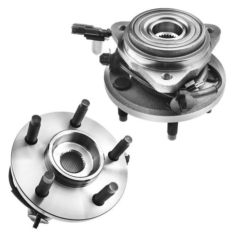 4x4 Front Wheel Bearing Hub Kit For Ford Ranger 2009 2011 And Mazda B4000 2003 2010 With Square Connector Includes 2 Hubs And Bearings