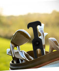 3 Sets Elastic Draw Latches For Toolboxes And Covers, Rubber T Handle Hasp, Shock Absorption, visible among golf clubs in bag
