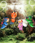 4 Pack Floating Diver Fish Tank Decorations Cute Lil Diver Cartoon Playmate With Floating Device For Aquariums Adorbs Fish Tank Accessories For Small Tanks