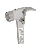 Aluminum Framing Hammer 14 oz with Milled Face, Straight Rip Claw, Shock Reduction Grip, USA Made, lightweight aluminum design