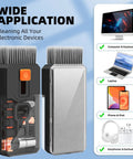 All In One Keyboard Cleaner And Laptop Cleaning Kit With Screen Safe Tools for MacBook and electronics with brush and gadgets.