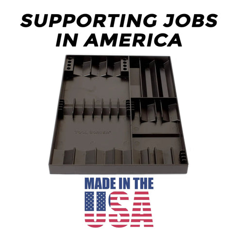 Tool Sorter Screwdriver Organizer Tray for Quick Access and Easy Grab Keep Your Screwdrivers Sorted and See Every Driver in Black