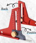 Pro Grade Woodworking Height Gauge For Quick Depth And Height Readouts, CNC Machined Aluminum Setting Gauge with dual scale