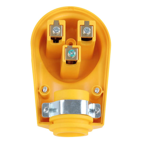 Power Plug 50 Amp 250 Volt Wall Outlet Extender Female Electrical Adapter With Easy Unplug For Generators Heaters And Appliances