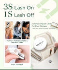 Image of All In One Magnetic Eyelashes Kit With Applicator And Lash Fixer For Full Volume Soft Magnetic Lashes No Glue Needed Reusable HX08.
