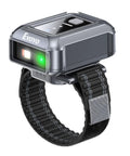 Wristband Wearable Barcode Scanner for hands free scanning fast 1D 2D code capture pro grade portable Bluetooth USB QR reader