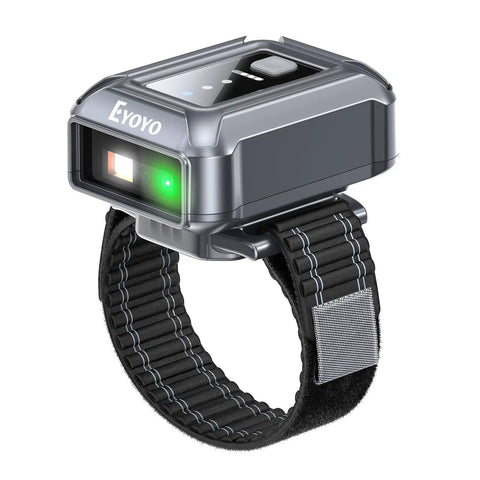 Wristband Wearable Barcode Scanner for hands free scanning fast 1D 2D code capture pro grade portable Bluetooth USB QR reader