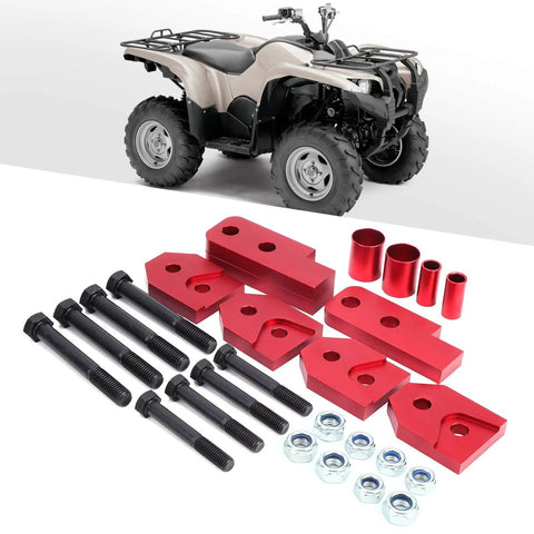 2 Inch ATV Lift Kit For 450 660 700 Models Red Aluminum Steel Lifting Tool Easy Install Beefed Up Ground Clearance