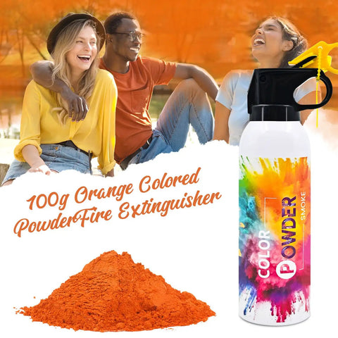 Orange Gender Reveal Fire Extinguishers 2 Pack Colorful Powder Smoke Bombs For Fun Runs Color Wars And Weddings Bring The Lit Vibe To Every Crowd Pleasing Bash