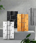 Heavy Duty Six Inch Hydraulic Buffer Hinge With Sleek Aluminum Frame And Hidden Mount For Frictionless Automatic Door Closing Premium Multipurpose Closer Kit In Classic Silver Finish Pair Of Two displayed in four color options.