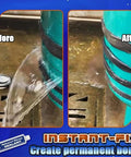 Zero Sweat Multi Material Sealant With All Weather Waterproof Adhesive For Home Repairs And Auto Fixes Before and After Leak Fix