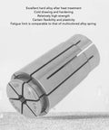Heavy Duty Carbide Spring Collet Chuck For Lathe CNC Milling And Engraving Machine Spindle Holder close-up showing material and features.