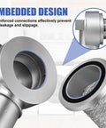 Close-up of Magnetic Dryer Vent Coupler With 90 Degree Elbow Kit showing embedded design and connection details.