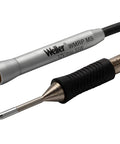Micro Soldering Pencil 55 Watt Handpiece With O Tip Black Pro Grade Soldering Tool For Tiny Joints, Fine PCB Work, Delicate Electronics Repairs, And Tight Component Soldering Capabilities with separate tip and handle.