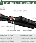 Shop Ready Heavy Duty Air Tire Buffer Kit Includes 2500 Rpm Pneumatic Grinder features tungsten steel head, adjustable speed, aluminum body.