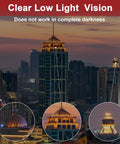 Cityscape at dusk using 80X High Power Monocular Telescope for Smartphones with Tripod and Adapter Go To Low Light Vision HD Scope.