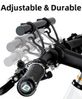 Extended Bike Handlebar Extender for mounting speedometer GPS and phone, lightweight carbon fiber aluminum, fits 20-32mm.