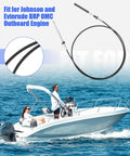 2 Pack Remote Control Cable For Johnson Evinrude BRP OMC Outboard Engine Throttle Shift Replacement 0173111 in marine use