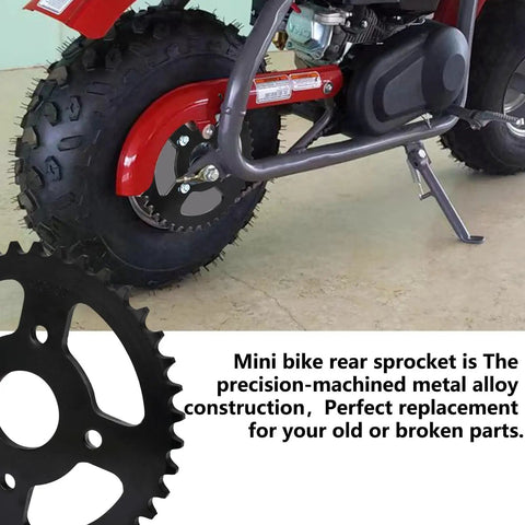 Heavy Duty 40T 40mm Bore Mini Bike Sprocket For 420 Chain Replacement Fit CT200U BT200X MB165 MB200 Baja Warrior TrailMaster
