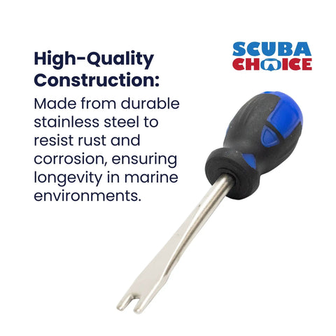 Heavy Duty Stainless Steel Valve Handwheel Tool Built To Last For Dive Tanks And Regulator Service No Fuss Installation