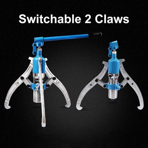 Heavy Duty 50 Ton Hydraulic Gear Puller Tool with switchable 2 claws for shaft and pulley removal