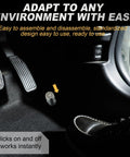 Straight Up Headlight Dimmer Switch For Cars And Trucks With Three Terminal Dash Toggle showing easy click functionality in a vehicle.