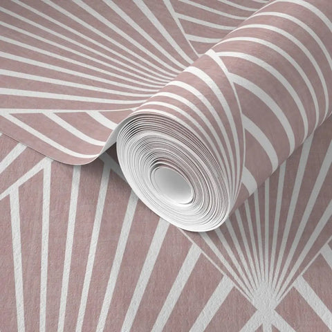 Top Tier Heavy Duty Geometric Stripes Wallcovering With Tough Matte Linen Finish Pvc Free Paste To Paper Pro Grade Home Makeover Game Changer For Kitchens Hallways Or Commercial Spaces, rolled wallpaper close-up.