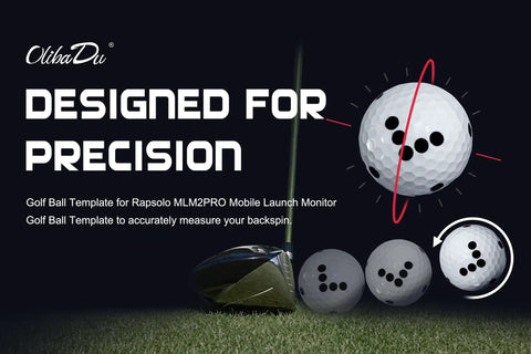 Golf Ball Marker Stencil For Launch Monitors Easy No Brainer Way To Mark Any Golf Ball For MLM2PRO Durable Green Template