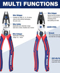 6 In 1 Lineman Pliers With Wire Cutter And Stripper 8 Inch Multipurpose Pliers showcasing multi-function features
