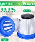 Six Pack HEPA Replacement Filters For DS1030 DS1020 Stick Vacuum Cleaners Easy Install Snap In Fit 520280 Compare To Part 520280