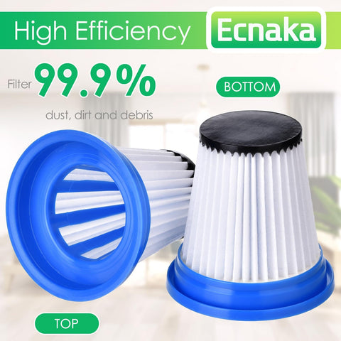 Six Pack HEPA Replacement Filters For DS1030 DS1020 Stick Vacuum Cleaners Easy Install Snap In Fit 520280 Compare To Part 520280