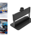 12-Inch Press Brake Attachment for Standard 12 to 20 Ton Hydraulic Shop Presses, Heavy-Duty Metal Bending Die in industrial setting