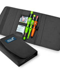 Stone Marker Pen Master Kit For Builders, Precision Marking Tool With Velcro Fastener, compact pen set with case open