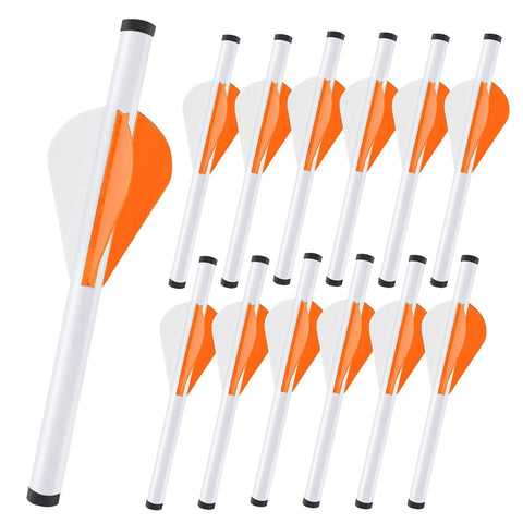 12 Pack Arrow Fletching With 2 Inch Vanes Shrink Wraps Universal Fit For Arrows And Bolts DIY Archery Fletching Tool