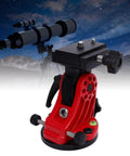 90 Degree Adjustable Equatorial Mount Latitude Base Wedge For Telescopes Aluminum Alloy With Hex Wrench in red finish