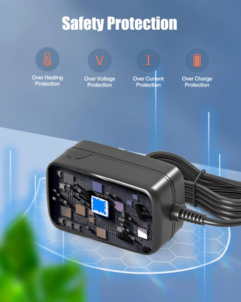 Reliable 12V 2A Laptop Charger With No Sweat Setup And Dead Reliable Performance For Gateway Gwtc116 And Gwtn133 Models showcasing safety features.