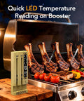 WiFi Sub 1G Wireless Meat Thermometer With 7 NIST Sensors Ambient Temp Dual Probes Digital Smart Base And App For BBQ