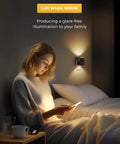 L LOHAS LED night light plug-in, wall-mounted dimmable 3000K soft white, 2-pack
