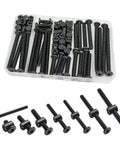 Crib Hardware Replacement Kit With 28 M6 Stainless Steel Hex Socket Bolts And Zinc Barrel Nuts for Delta Graco and Dream Baby cribs